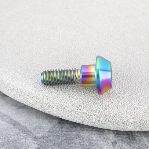 2pcs M6x15mm Titanium Alloy Seat Bolt Replacement 92153-0489 Compatible with Kawasaki ZX10R 2006-2010 (Silver) in Saudi Arabia