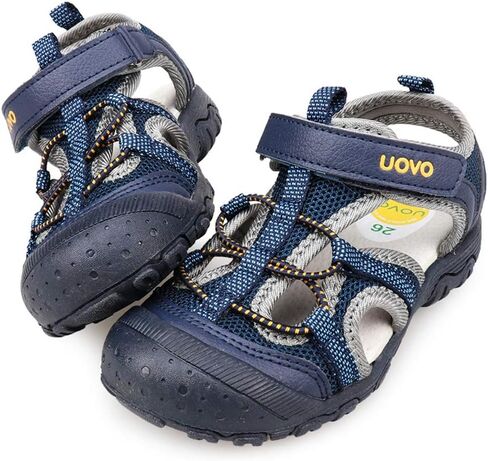 UOVO Boys Sandals Kids Sandals Hiking Athletic Closed-Toe Beach Summer Sandals for Boys Quick-Dry Non-Slip in Saudi Arabia