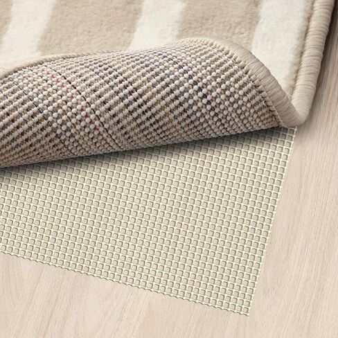 Rug Pads - 5x7 FT, Non Slip Grips Keep Area Rugs in Place,No Residue, Thick, Safe Pads for Hard Floors Under Carpet Mat Cushion and Hardwood Floor Protection in Saudi Arabia