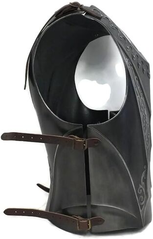 SX Nautical Instruments Cosplay Armour, Medieval, Knight, Paladin Breastplate and Backplate for Halloween Black Antique, ADULT in Saudi Arabia