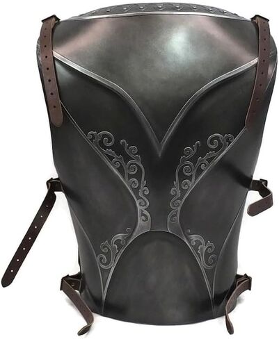 SX Nautical Instruments Cosplay Armour, Medieval, Knight, Paladin Breastplate and Backplate for Halloween Black Antique, ADULT in Saudi Arabia