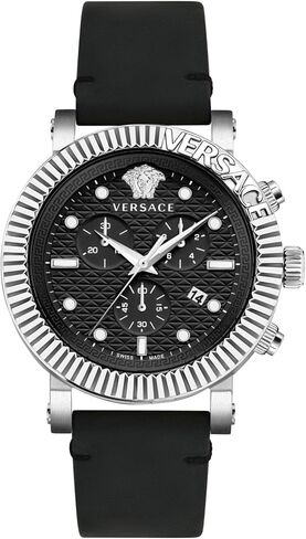 Versace V-Chrono Classic Collection Luxury Mens Watch Timepiece in Saudi Arabia