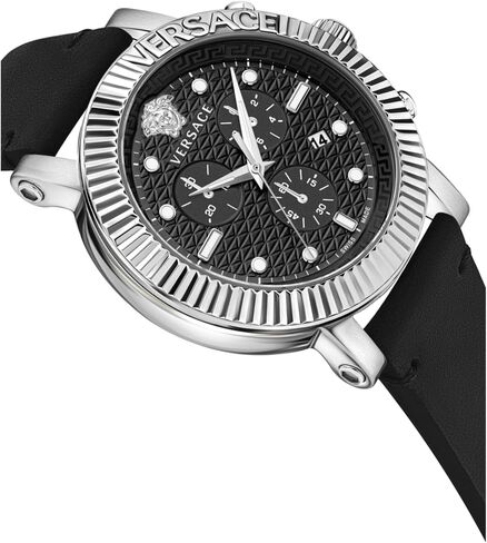 Versace V-Chrono Classic Collection Luxury Mens Watch Timepiece in Saudi Arabia