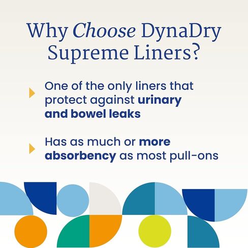 NorthShore DynaDry Supreme Liners Incontinence for Women and Men, Large, Pack/20 in Saudi Arabia