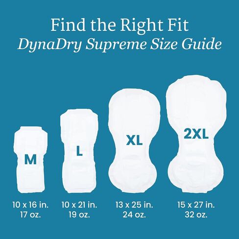 NorthShore DynaDry Supreme Liners Incontinence for Women and Men, Large, Pack/20 in Saudi Arabia