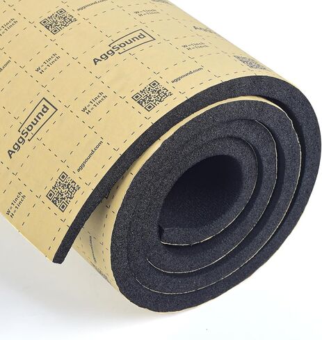 Roll Pack Sound Deadener for Cars-Auto Closed Cell Foam Noise Deadening Material-Heat Shield Insulation Dampening Mat, 157mil 6sqft in Kuwait