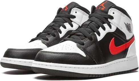Jordan Boy's Air Jordan 1 Mid SE (Big Kid) Black/White/Infrared 23 5.5 Big Kid M in Kuwait