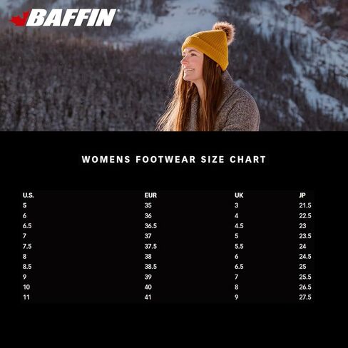 حذاء Baffin النسائي للشتاء Yorkville، بني، 8 in Kuwait