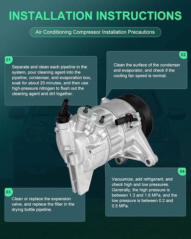 SCITOO AC Compressor CO 30019C 2013-2019 لـ Buick Enclave 3.6L in Kuwait