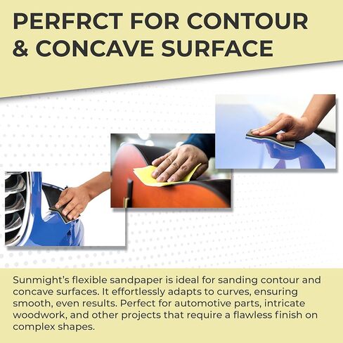 Sunmight Flexible Sheets 5-1/4" x 6-3/4" 1500G Grip Sheet, 60122, 25 Sheets in Kuwait