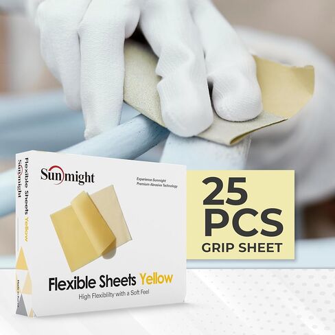 Sunmight Flexible Sheets 5-1/4" x 6-3/4" 1500G Grip Sheet, 60122, 25 Sheets in Kuwait
