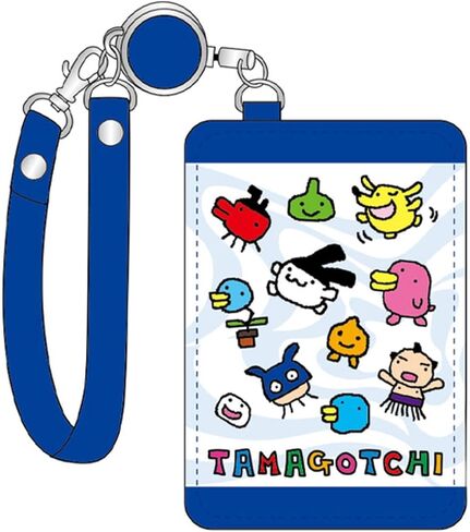 Bandai Tamagotchi 2024-06 Pass Case with Reel Navy TG-RT-NV H10.6 x W 7.3 x D 0.7 cm in Saudi Arabia