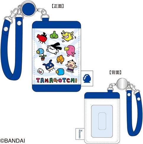 Bandai Tamagotchi 2024-06 Pass Case with Reel Navy TG-RT-NV H10.6 x W 7.3 x D 0.7 cm in Saudi Arabia