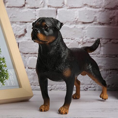 Rottweiler Model Desktop Ornaments محاكاة زخرفة هدية حفيدية لطيفة ومثيرة للاهتمام in Kuwait