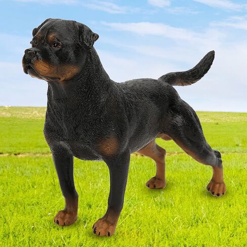 Rottweiler Model Desktop Ornaments محاكاة زخرفة هدية حفيدية لطيفة ومثيرة للاهتمام in Kuwait