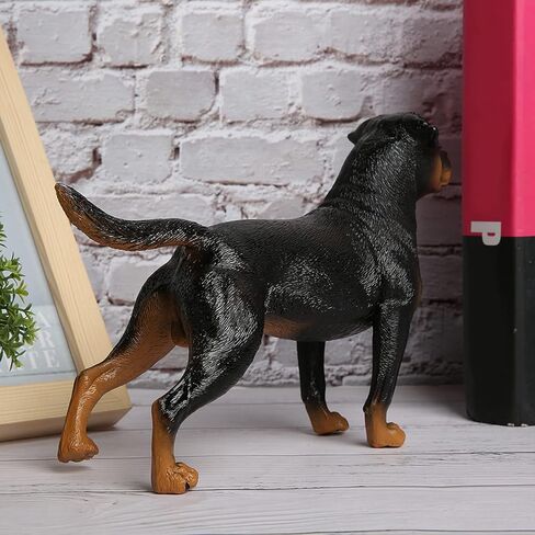 Rottweiler Model Desktop Ornaments محاكاة زخرفة هدية حفيدية لطيفة ومثيرة للاهتمام in Kuwait