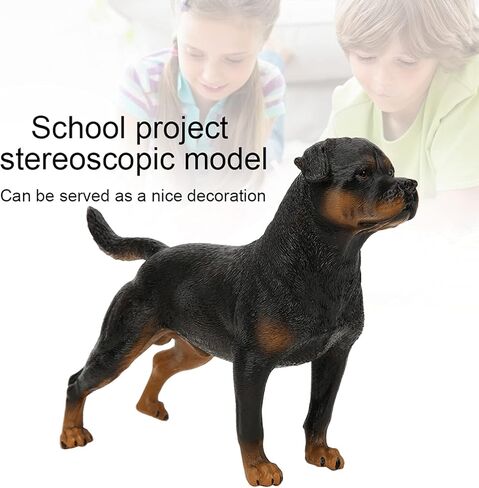 Rottweiler Model Desktop Ornaments محاكاة زخرفة هدية حفيدية لطيفة ومثيرة للاهتمام in Kuwait