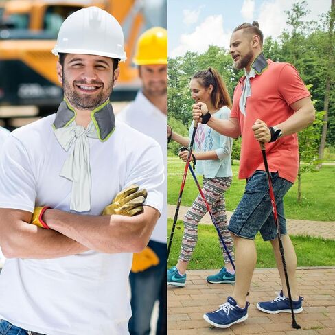 Cooling Wrap Neck Cooling Scarf Keeps Cool in Summer, Comfortable and Breathable Neck Cooler Suitable for Women Men Indoor Outdoor Sports or Activities, Remove Hot Flashes, Relief for Neck Swelling in Saudi Arabia