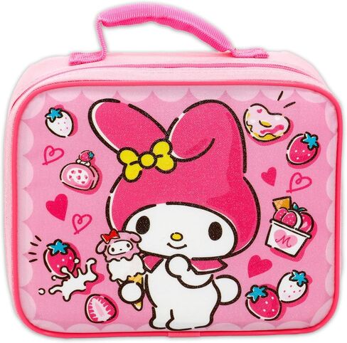 My Melody Lunch Box for Girls Set - Bundle with Sanrio Lunchbox Plus Stickers, Water Bottle, More | My Melody Lunch Bag for School in Saudi Arabia