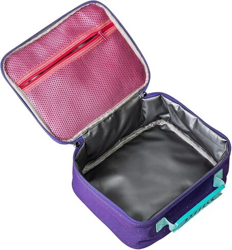 A for Adley Lunchbox. يضم أصدقاء قوس قزح نيون في Adley على صندوق الغداء المطبوع من قوس قزح Zebra (أرجواني) in Kuwait