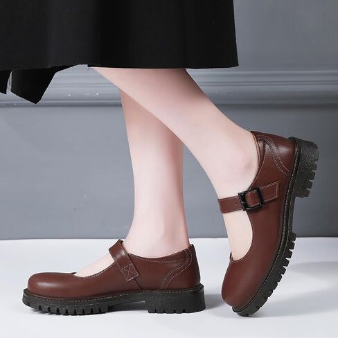 XMM Mary Jane Shoes Women Flat Mary Janes for Womens Comfort Dressy Casual School Cute Non-Slip Work Shoes in Kuwait