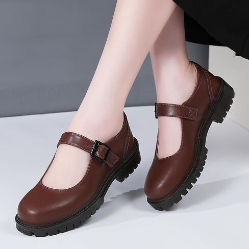 XMM Mary Jane Shoes Women Flat Mary Janes for Womens Comfort Dressy Casual School Cute Non-Slip Work Shoes in Kuwait