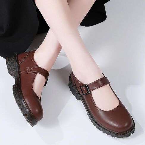 XMM Mary Jane Shoes Women Flat Mary Janes for Womens Comfort Dressy Casual School Cute Non-Slip Work Shoes in Kuwait