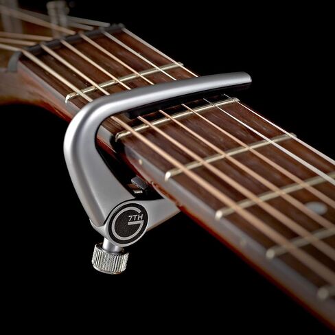 G7th Newport Partial #3 Capo - 3 String Pressure Touch Guitar Capo - فضي in Kuwait