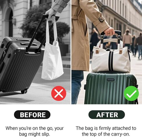 حزام أمتعة جلدي AIRSA 2PCS للحفاظ على حقيبة ، حزام السفر للأمتعة ، وأشرطة بنجي الأمتعة لربط الحقائب ، وحزام العربة لحقلة ، وأضف حزام حقيبة لإكسسوارات الأمتعة in Kuwait