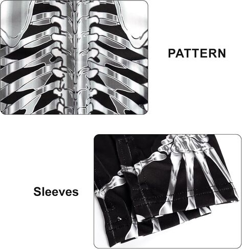 Halloween Skeleton Bodysuit for Womens Skeleton Cosplay Onesie Costumes in Saudi Arabia