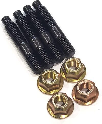PB العادم Mifold M8x1.25 الدرجة 8.8 ترصيع وشفة المعادن الصواميل كمي 8 (4) in Kuwait