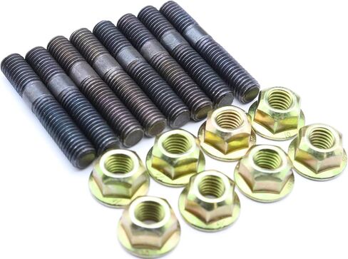 PB العادم Mifold M8x1.25 الدرجة 8.8 ترصيع وشفة المعادن الصواميل كمي 8 (4) in Kuwait