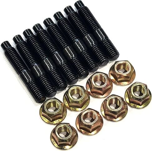 PB العادم Mifold M8x1.25 الدرجة 8.8 ترصيع وشفة المعادن الصواميل كمي 8 (4) in Kuwait