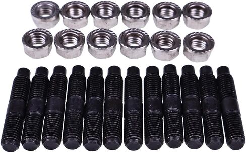 stud & nut kit متوافق مع دودج كامينز 3.9 5.9 6.7L 1989-2019 نماذج 12 ترصيع 12 in Kuwait