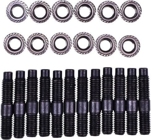 stud & nut kit متوافق مع دودج كامينز 3.9 5.9 6.7L 1989-2019 نماذج 12 ترصيع 12 in Kuwait