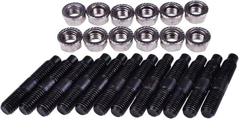 stud & nut kit متوافق مع دودج كامينز 3.9 5.9 6.7L 1989-2019 نماذج 12 ترصيع 12 in Kuwait