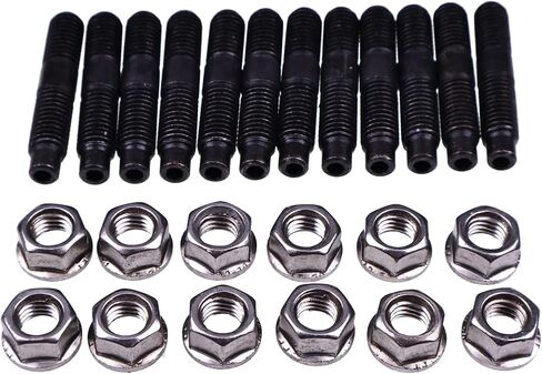 stud & nut kit متوافق مع دودج كامينز 3.9 5.9 6.7L 1989-2019 نماذج 12 ترصيع 12 in Kuwait