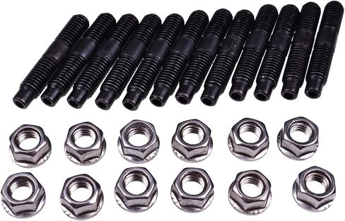 stud & nut kit متوافق مع دودج كامينز 3.9 5.9 6.7L 1989-2019 نماذج 12 ترصيع 12 in Kuwait