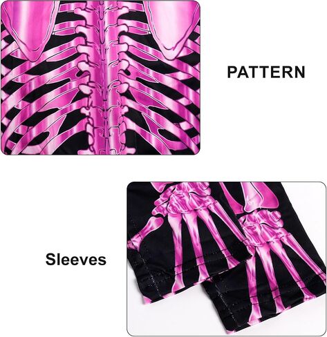 Halloween Skeleton Bodysuit for Womens Skeleton Cosplay Onesie Costumes in Saudi Arabia