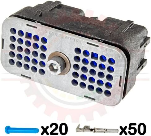 Ballenger Motorsports - 50 Way Connector Plug Kit Compatible with Cummins ISB ISM ECU Chrysler# 05135639AA in Saudi Arabia