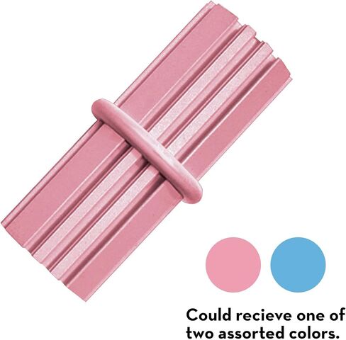 KONG Puppy Teething Stick - Soft Teething Stick for Growing Puppies - Teeth Cleaning Dog Toy - Chew Toy for Puppies with Ridges - Natural Rubber Toy Perfect for Snacks & Treats - for Small Puppies in Saudi Arabia