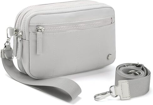 Didida Wristlet Purses for Women,Crossbody with ID Window Purses,Coin Purse with 4 Zipper Nylon Crossbody Bags in Saudi Arabia
