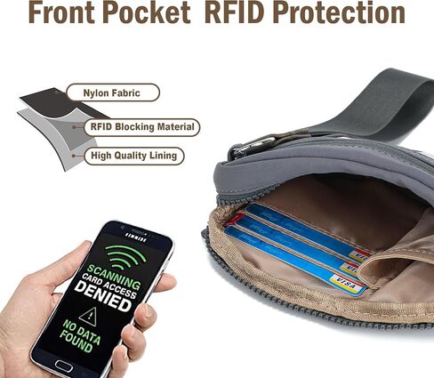 Haytijoe Nylon Wristlet Wallet للنساء ، RFID مغلق يحجب محفظة معصم خفيفة الوزن مع سحاب للسفر والهاتف والبطاقات in Saudi Arabia
