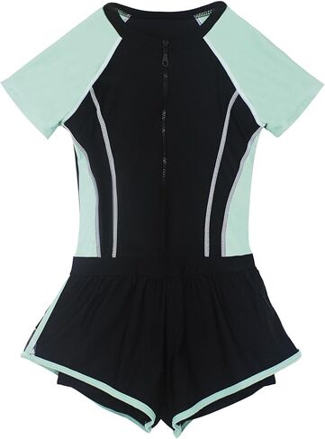 Happy Cherry Girls Rash Guard Swimsuit Modest Swim Set UPF 50 Bathing Suit Beach Swimwear 6-16 Years in Saudi Arabia
