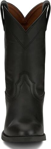 Justin BLAIN 10" Roper Boots for Women - Full-Grain Leather, Cushioned Insole, Durable Outsole, Stylish & Comfortable Design, Midnight - 6.5 B in Saudi Arabia