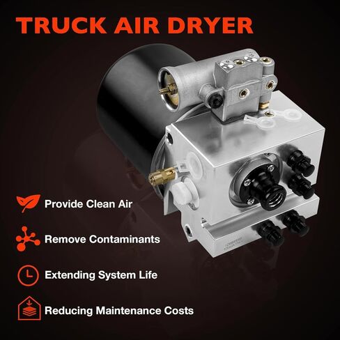 ATRACYPART 801266 Air Dryer Assembly Kit,12Volts,Fits Volvo, Freightliner, Kenworth, Peterbilt, International, Western Star Trucks/Bus/RV/Other – Replaces 5015534, 5010696X in Saudi Arabia