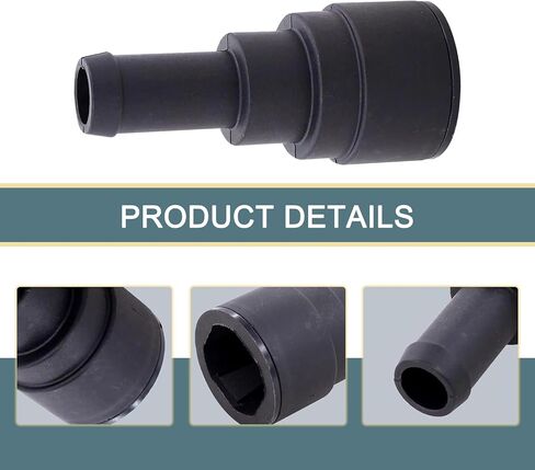 2 PCS Car Heater Hose Fittings, Coolant Connectors, Quick Connect Hose Connection Parts 15032062 15151873 15151875, Compatible with Buick GMC Chevrolet Ford Lincoln (Black) in Saudi Arabia