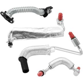 667-023 4 PCS Turbo Oil Return kits & OIL تغذية مجموعات أنابيب (1.4 لتر فقط) لبويك Encore 2013-2019 ، ل Chevy Cruze 2011-2019 ، Sonic 2012-2019 ، Trax 2013-2019 ، 55568031 55592600 25198546 in Saudi Arabia