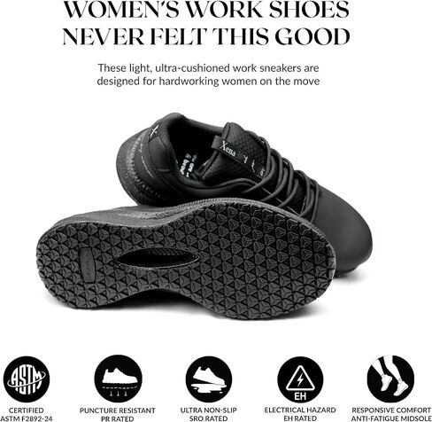 Xena Workwear Astra Astra Composite Toe Women Women Work Work Shoes ، Slip & Puncture Resistant ، ASTM F2413-24 in Saudi Arabia