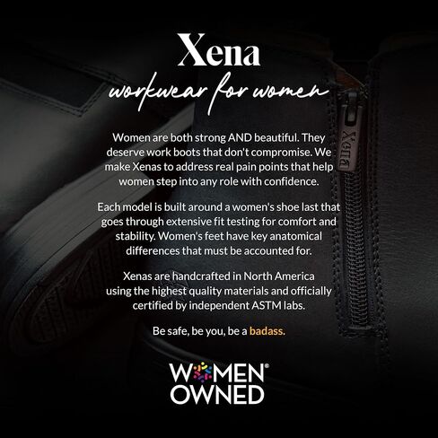 Xena Workwear Astra Astra Composite Toe Women Women Work Work Shoes ، Slip & Puncture Resistant ، ASTM F2413-24 in Saudi Arabia